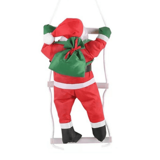 Santa Claus Climbing Ladder Light